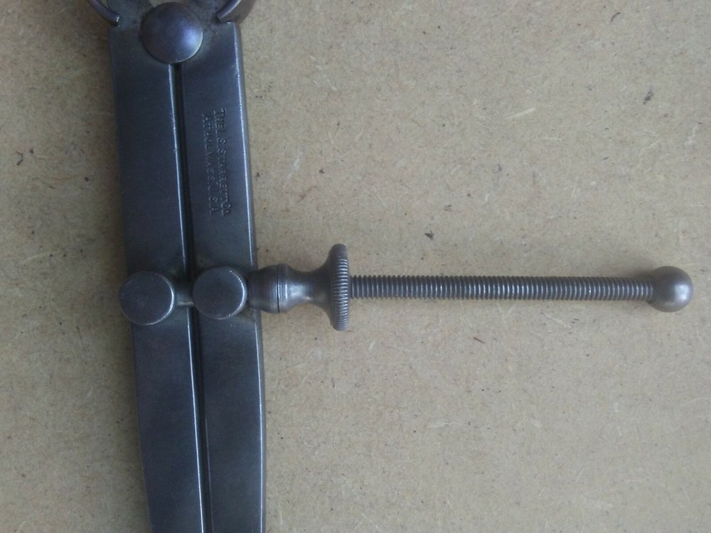 Starrett 7" Flat Leg Spring Divider/ Caliper vintage 7"