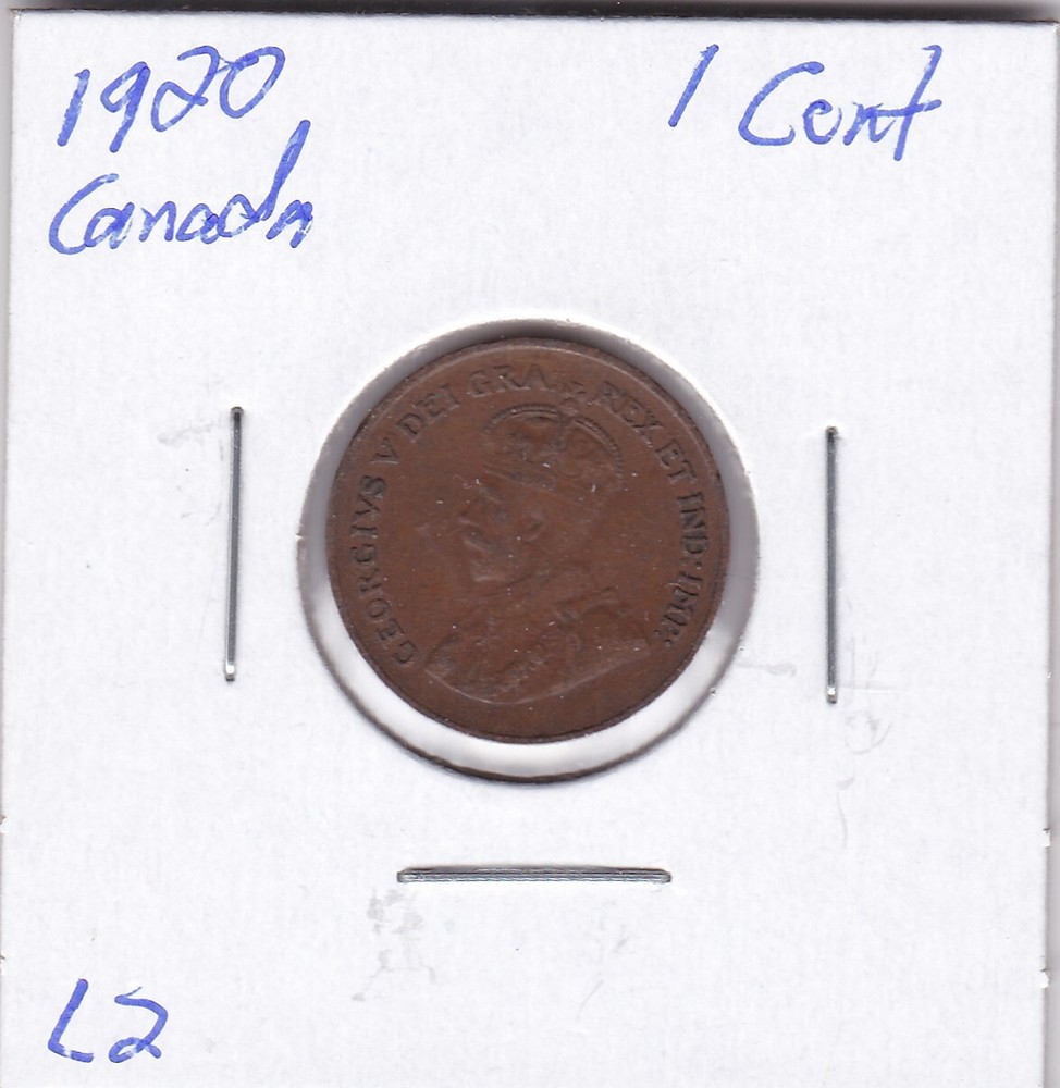 1920 Canada 1 Cent L2
