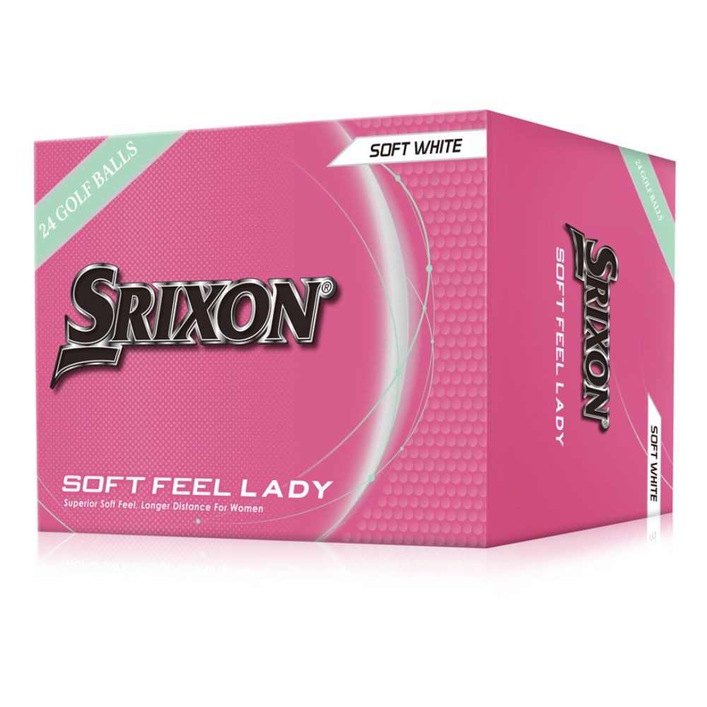 Srixon Soft Feel Lady White Double Dozen 24 Pack Golf Balls