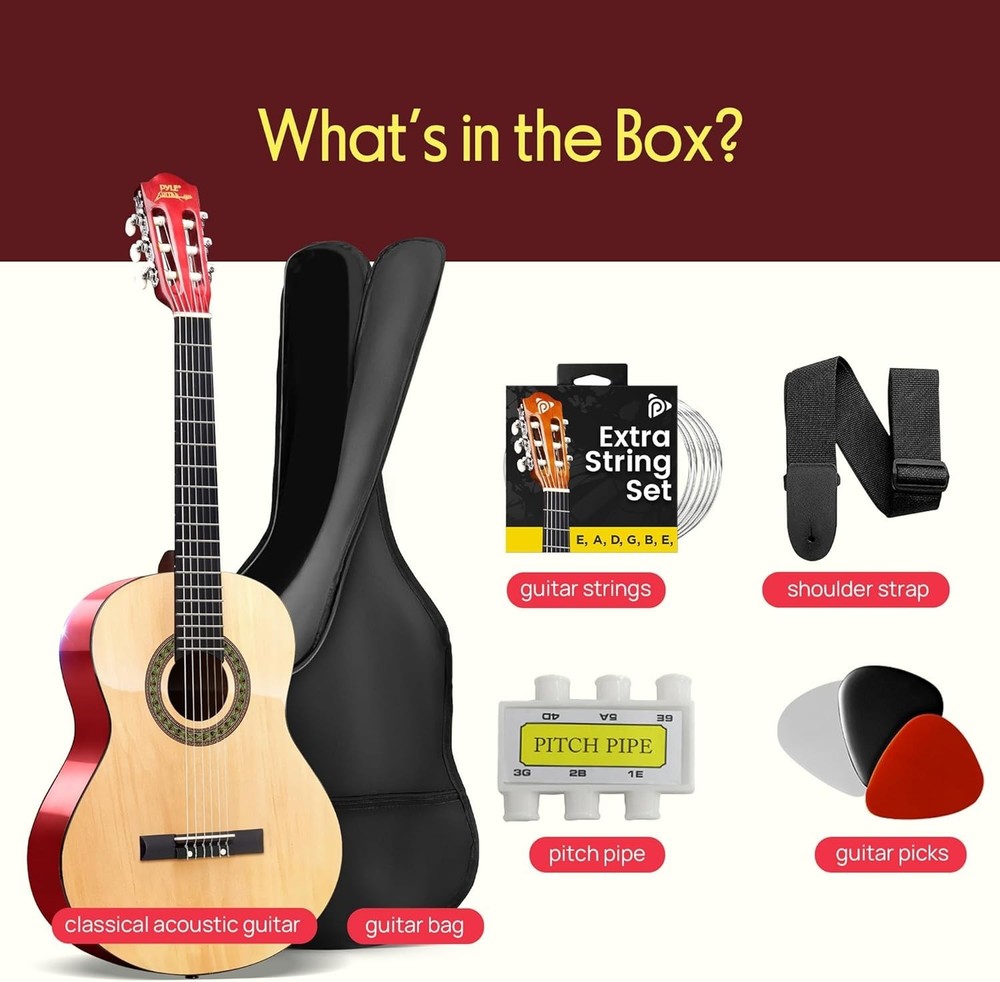 30-inch Beginner Acoustic Guitar Package - Starter Bundle Kit & Accessories