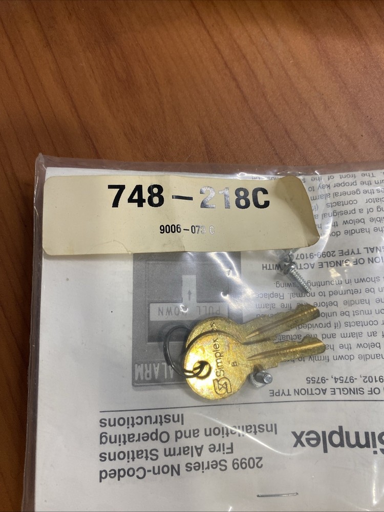Simplex 2099-9754 with key