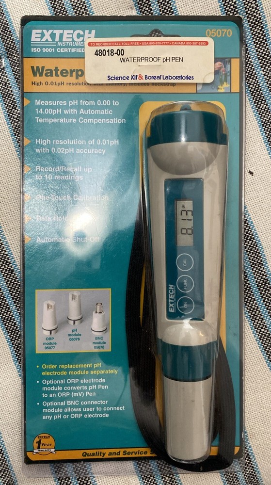 Extech 48018-00 pH Waterproof Meter Pen