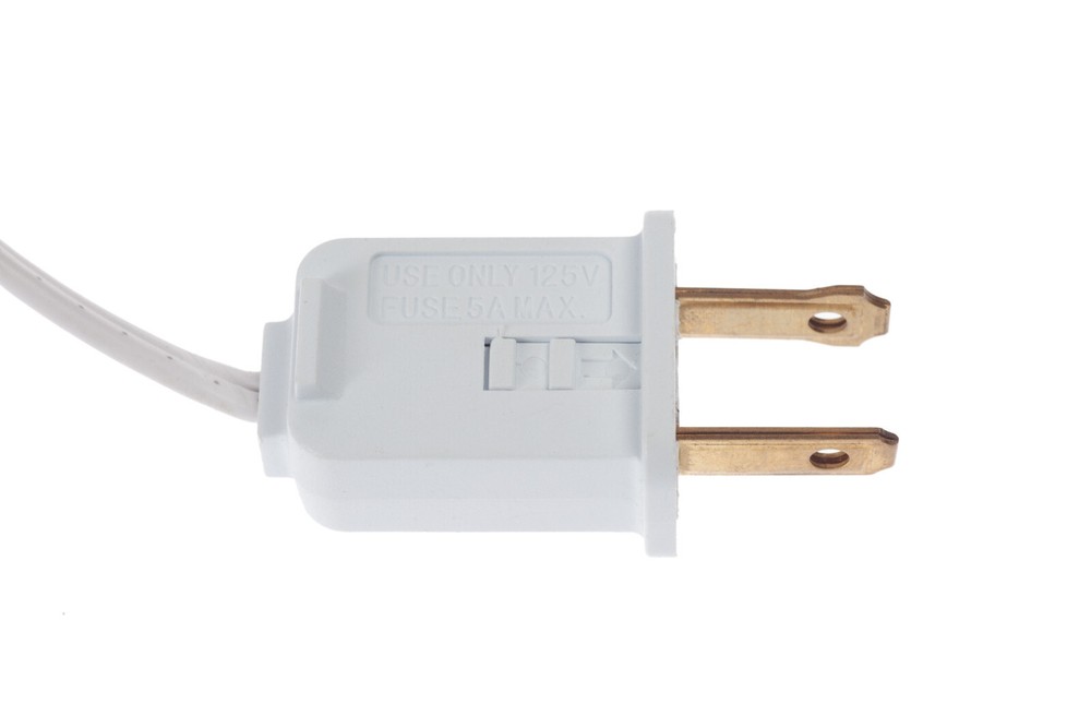 Accessory Cord with Five Bulb Lights – 9’ White Cord with On/Off Switch Plug
