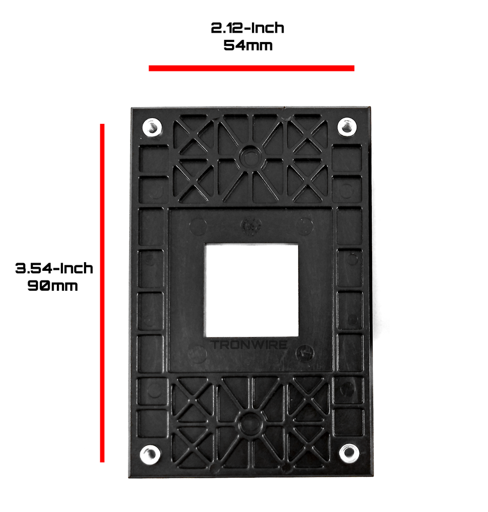 TRONWIRE Retention Mounting Bracket For AMD Socket AM5 AM4 - Backplate Only