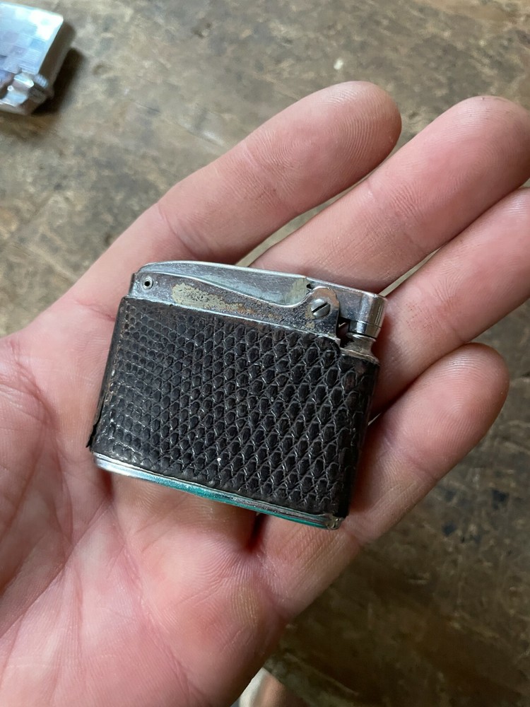 Cool Vintage Ronson Retro Personal Personalized Pocket Cigarette Lighter 1950s