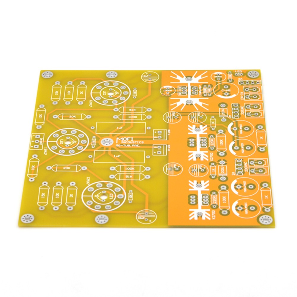 1pc Ground Grid-Tube Pre-Amplifie PCB Board