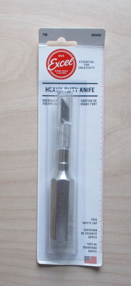 Hexagonal Aluminum Handle #6 Knife w/Cap Excel Model Tool 16006