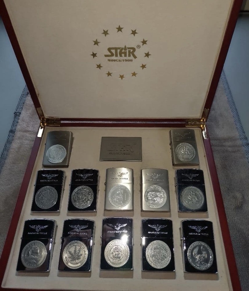 STAR oil lighter lighter set, 12 sets, about 2 lit