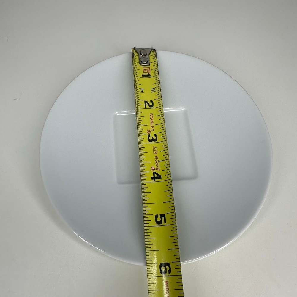 Nespresso White Ceramic Serveware Plate