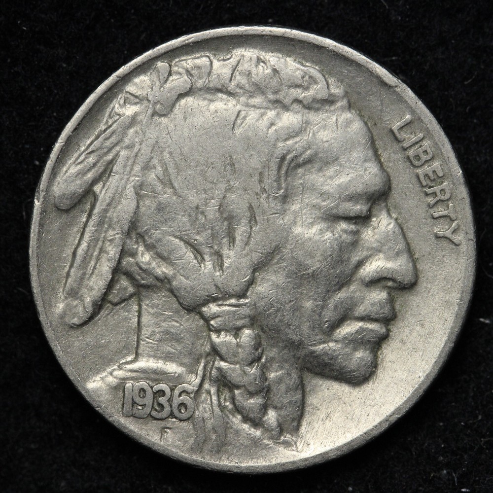 1936 Buffalo Nickel CHOICE AU E211 WSM