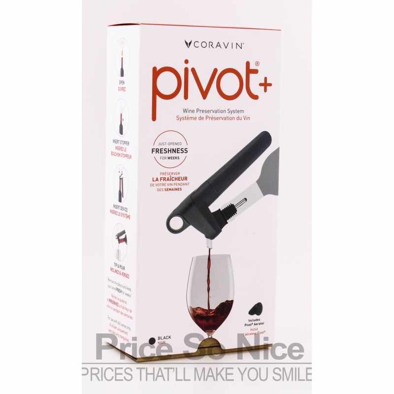 Coravin Pivot + Wine Preservation System 112313, Black MSRP $150