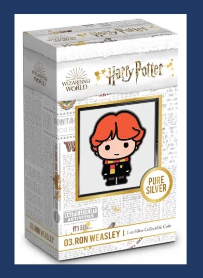 2020 HARRY POTTER RON WEASLEY CHIBI 1oz SILVER COIN