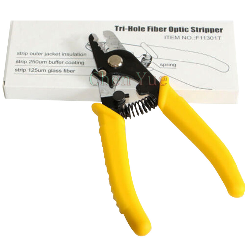 3 Hole Jacket Precision Fiber Optic Strippers Cable Wire Stripper FTTH Tools