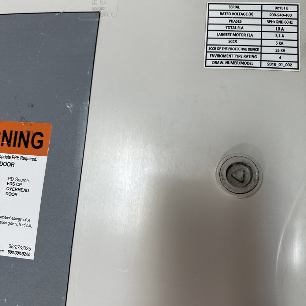 Jamison BMP CP Overhead Speed Door Control Box Controller Ships Free
