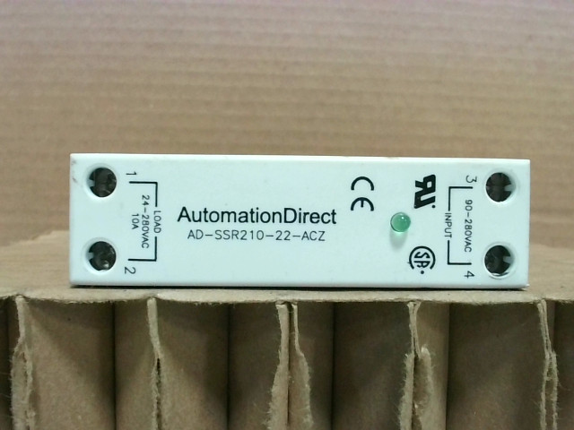 Automation Direct AD-SSR210-22-ACZ Solid State Overload/Relay 90-280VAC Input 24