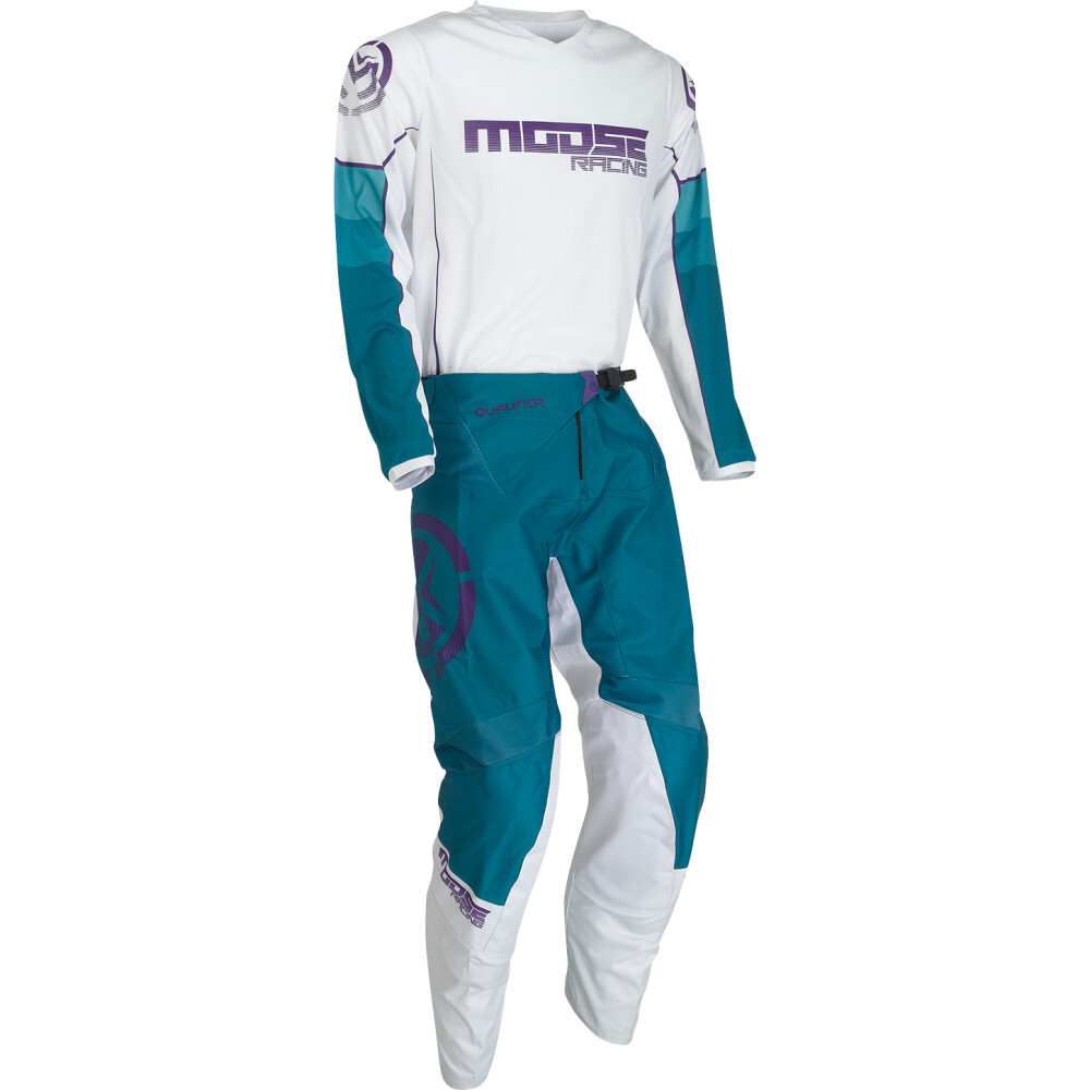 Moose Racing Qualifier Pants - Blue/White | Waist Size 28