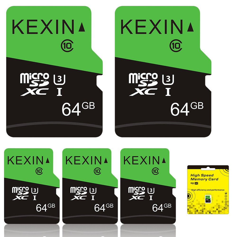 10PCS 64GB Micro SD Card Class 10 Ultra MicroSDXC UHS-I Memory Card for Camera