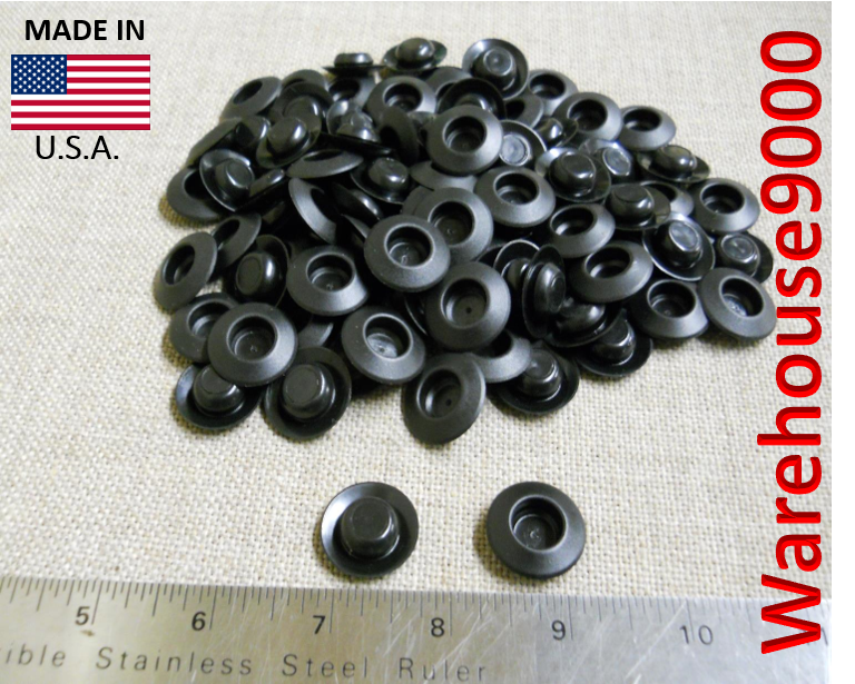 100 Auto Plastic Undercoat Rustproof Plug Caps Buttons auveco 9288 Rust Plug