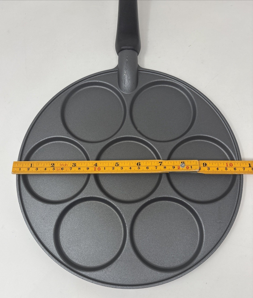 Nordic Ware Silver Dollar Pancake Pan #01940 HAS FLAWS ON SURFACE