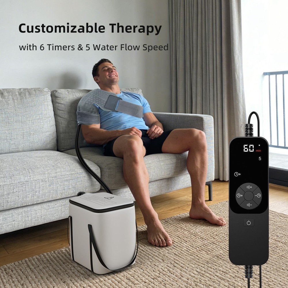 Ice Machine for Shoulder After Surgery, Shoulder Ice Pack Machine with Progra...