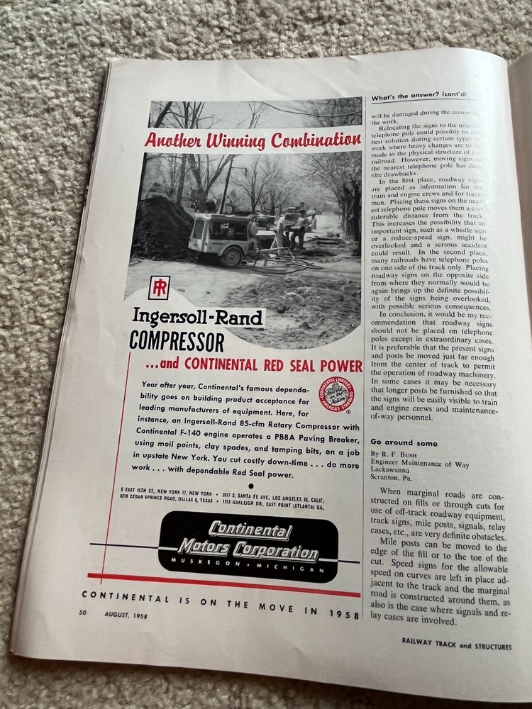 Railway Track and Structures - August 1958