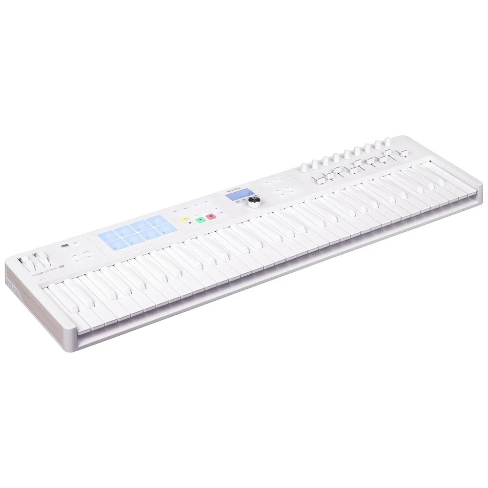 Arturia KeyLab Essential 61 mk3 61-Note MIDI Keyboard Controller, White