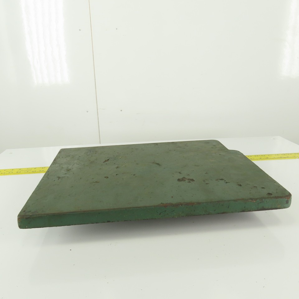 J.T. Towsley 21-1/2" x 17" Antique Steel Band Saw Deck 36"