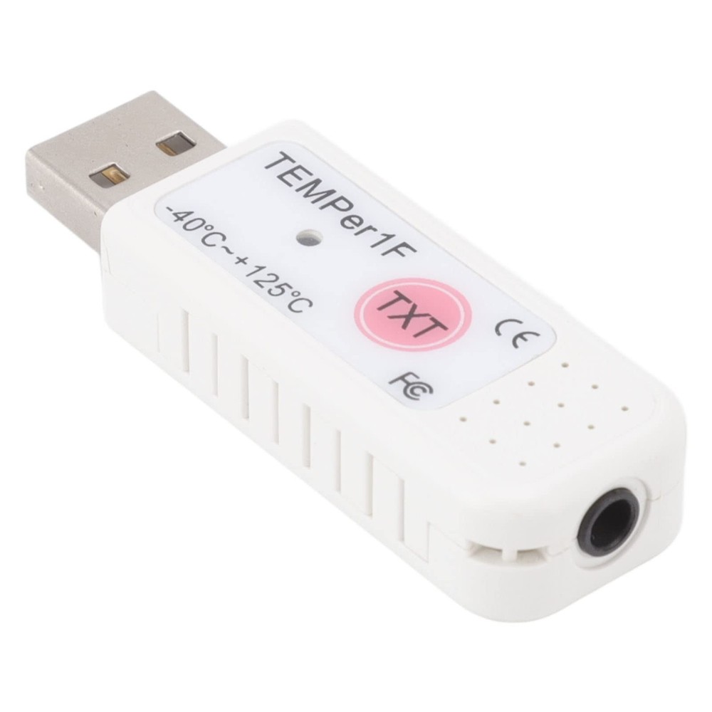 USB Computer Thermometer, PC Thermometer Sensor Data Logger Recorder with Tem...