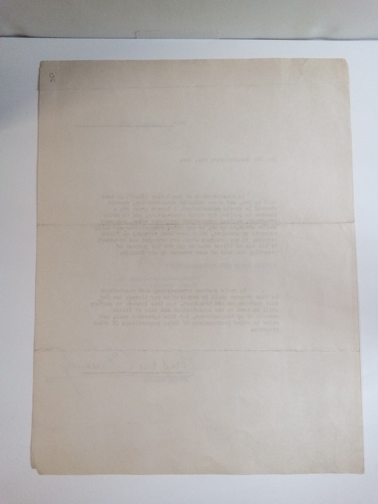 Eugene Ormandy Signed Letterhead Philadelphia Orchestra Conductor JSA