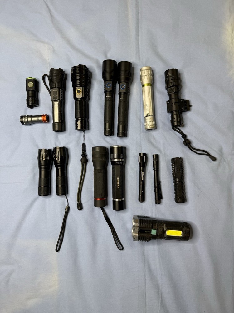 Flashlight Lot 16 Flashlights In Total
