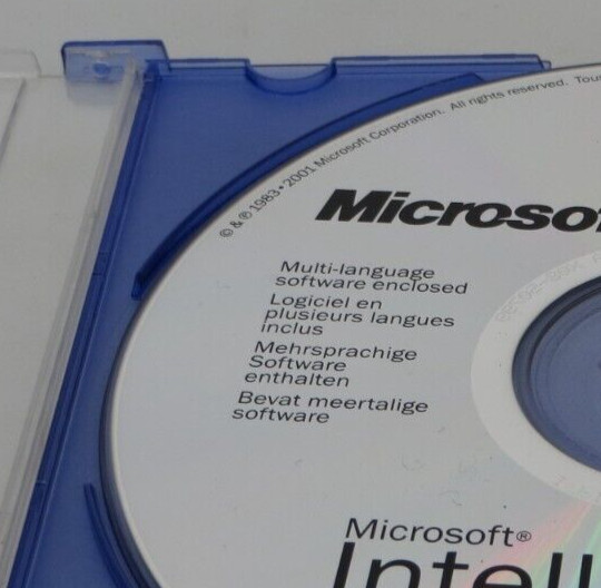 Microsoft IntelliPoint 4.0 Mouse Install Software CD-ROM (2001) windows PC