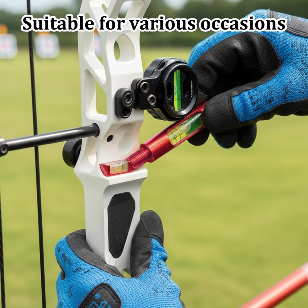 2PCS Bow Level, Compound Bow ,Rest for Compound Bows, Bow Leveling Kit for Si...