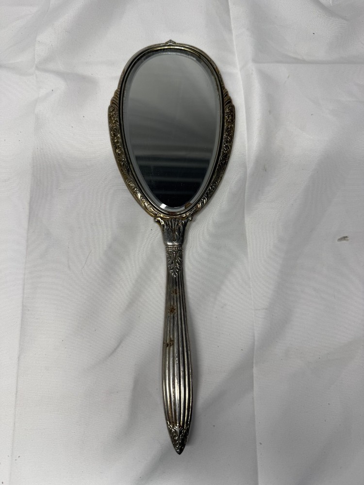 Vtg Vanity HANDHELD  MIRROR