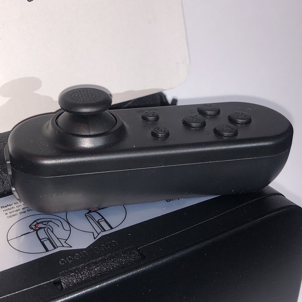 DESTEK V5 VR Headset/iPhone 13/12/11 /Samsung/Android with Controller/Black