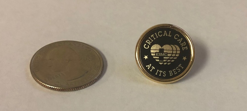 KRMC Critical Care At Its Best Pin
