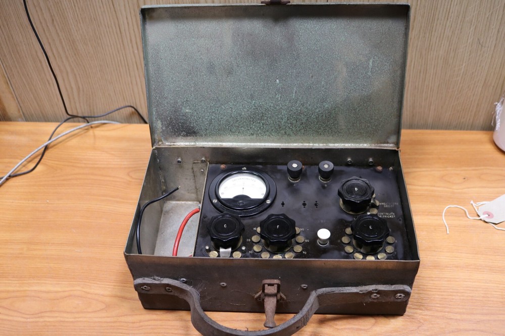 Vintage Collectable Galvanometer War Dept MOD Issue Bakelite UNTESTED