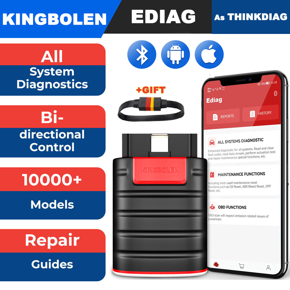 Ediag Old Boot Version OBD2 Scanner Car Diagnostic Tool ECU Coding as Thinkdiag