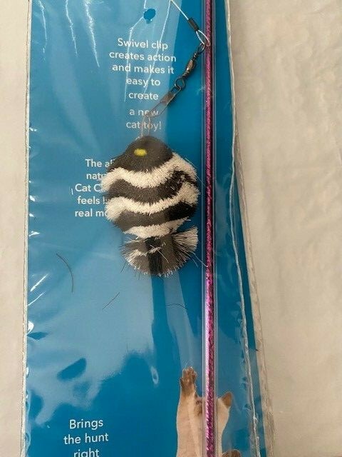 GO CAT DA FISH CAT ROD INTERACTIVE CAT KITTEN TOYS