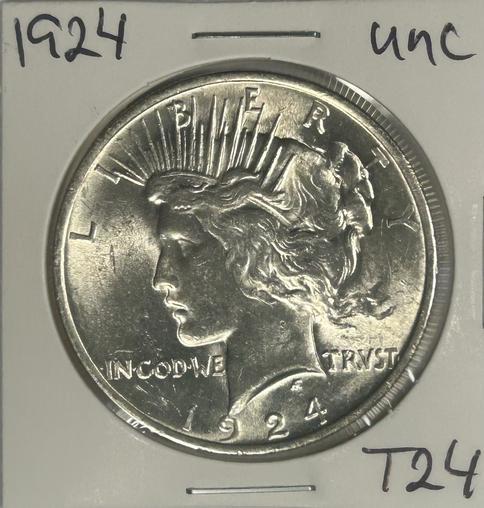 1924 Peace Silver Dollar Coin