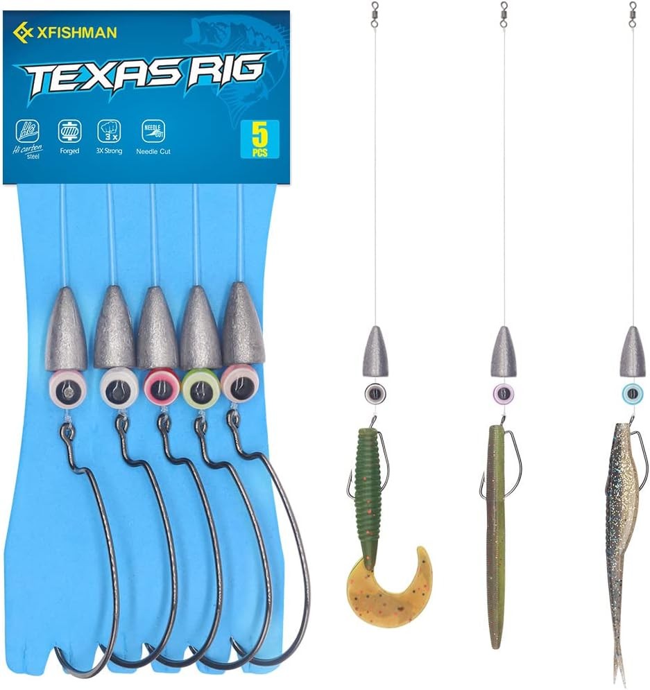 #1 Hooks-3/16 oz Weight-5pcs, Silver, Assorted