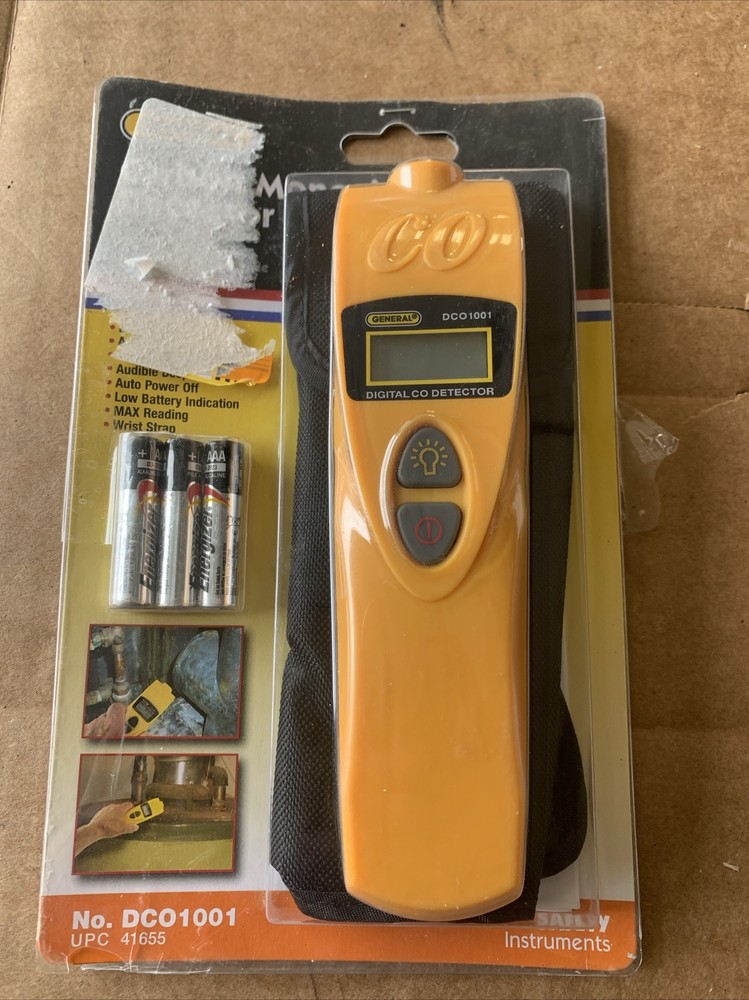 General Tools DCO1001 Carbon Monoxide Detector Meter - New