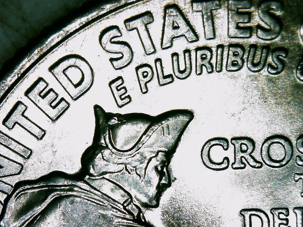 2021 P Large  Die Chip “Crown” Quarter Error