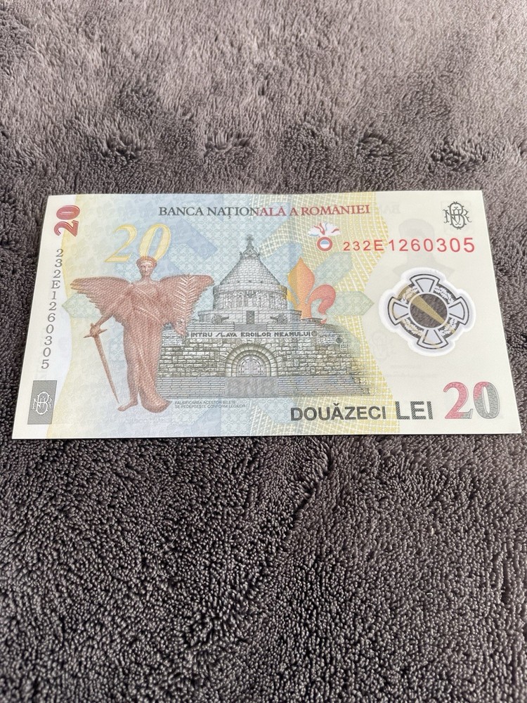Romania 20 Lei 2021 Polymer