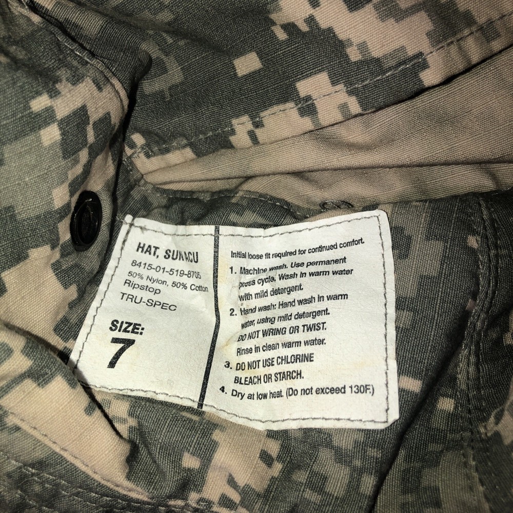 US Air Force digital camo hat son ACU size 7￼