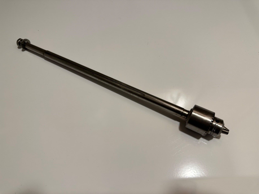 Spindle + Jacobs N1A Chuck for Hammer Co. R-53 Sensitive Drill Press
