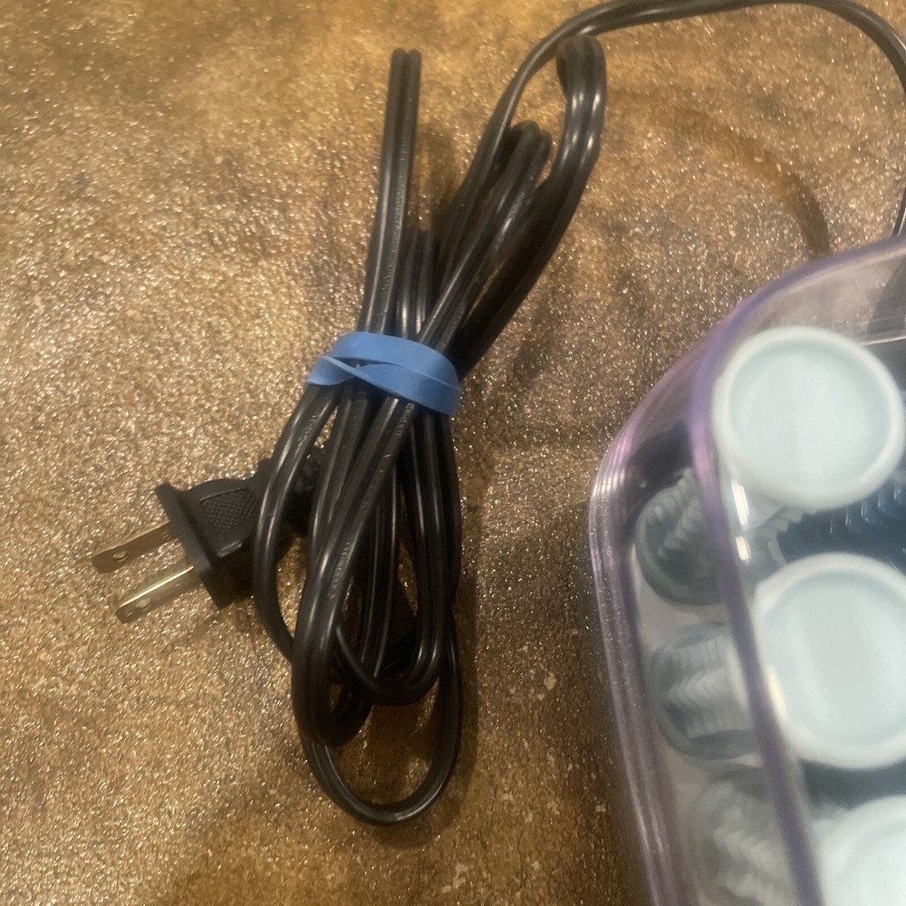 Conair Compact Multi-Size Hot Rollers, Blue HS34XAM New Clips (20)