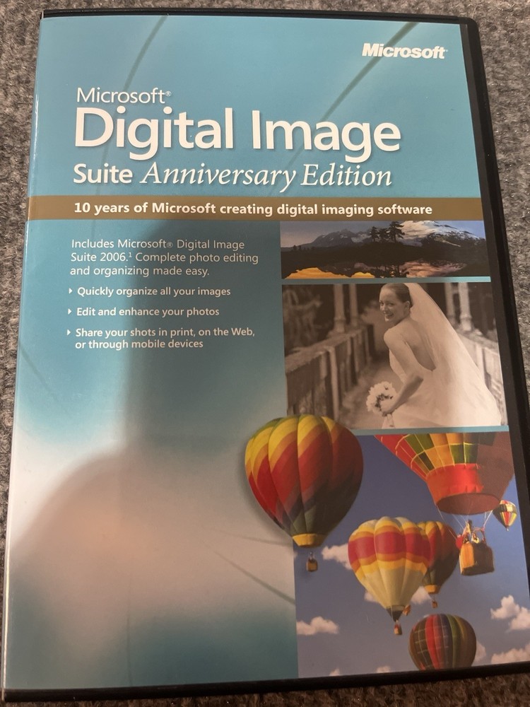 Microsoft Digital Image Suite Anniversary Edition New