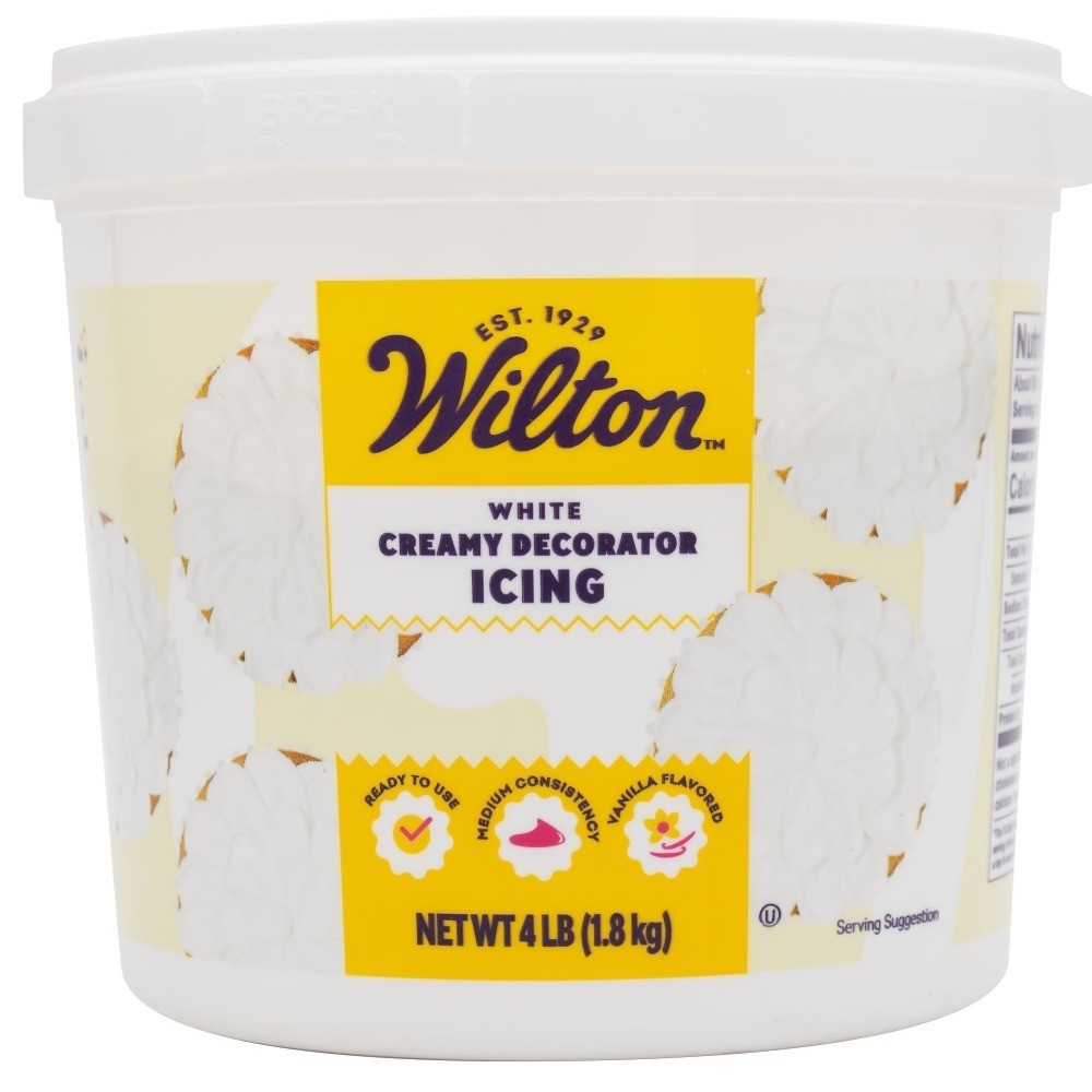 Creamy White Decorator Icing Vanilla-Flavored 4 lb.