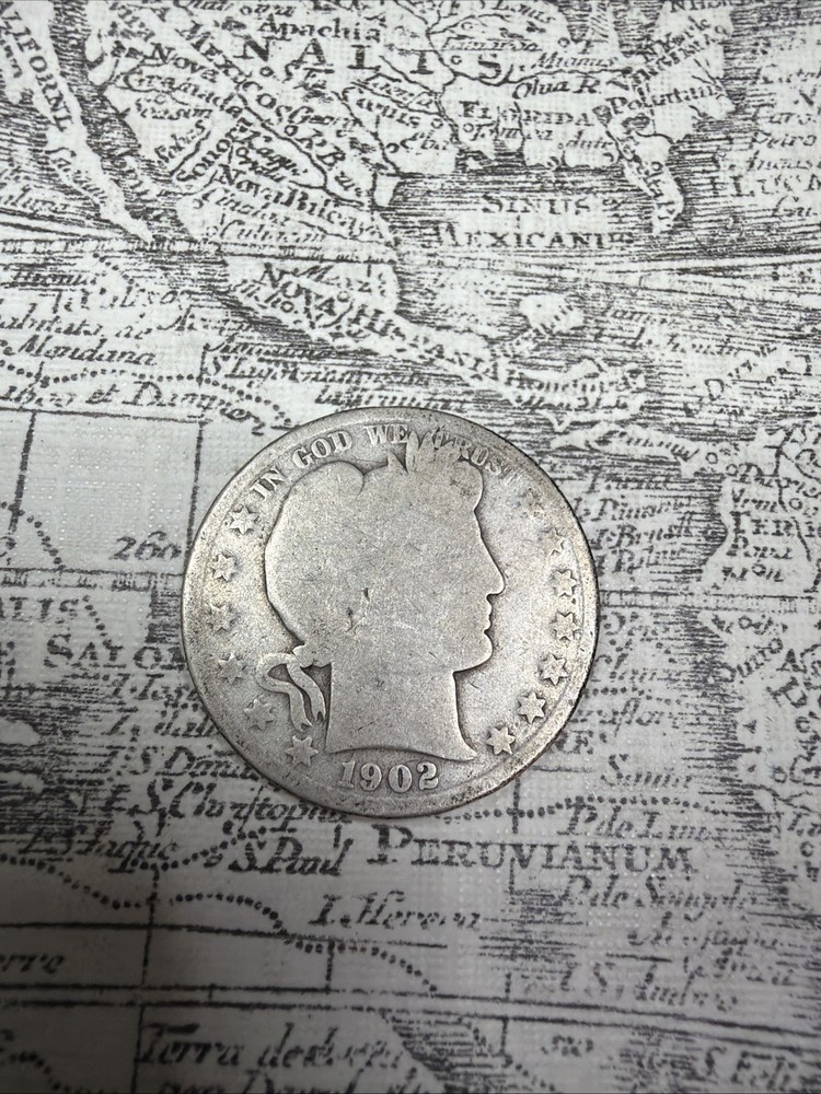 1902 Barber Half Silver - AG - BH3