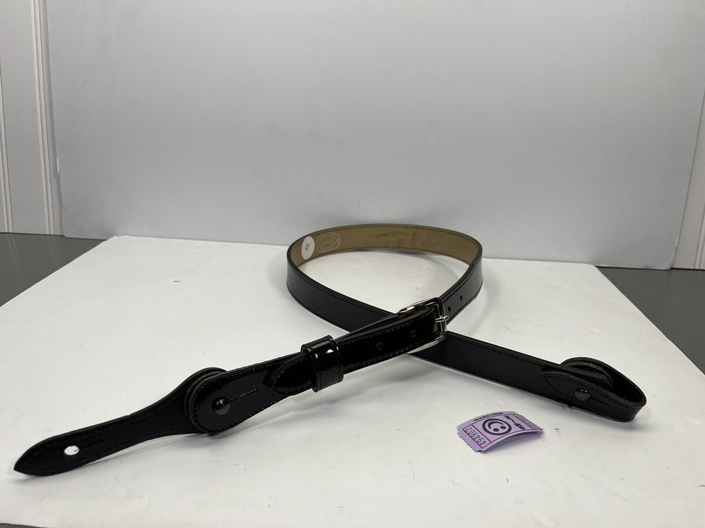 JAY PEE 1435C SHOULDER STRAP NICKEL HARDWARE 40-42 BLACK GLOSS FINISH STRAP 4902